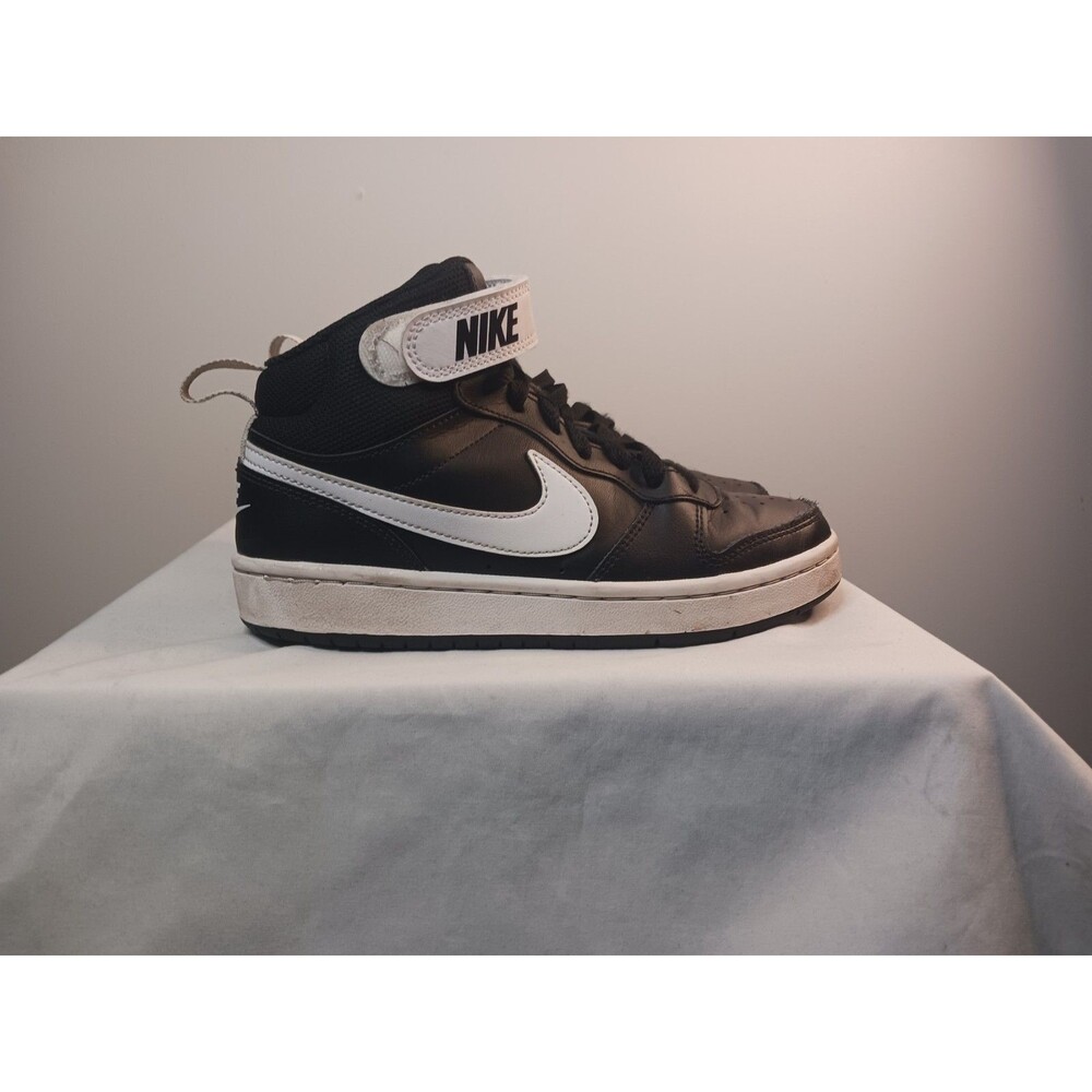 Nike Court Borough Mid 2 Black/White Kids 4Y CD7782-010